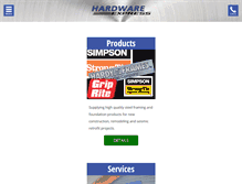 Tablet Screenshot of hardwareexpressinc.com
